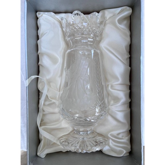 Ten Commandments Waterford Crystal Vase - Rare - Picture 3 of 9